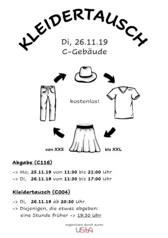 Kleidertausch Flyer 