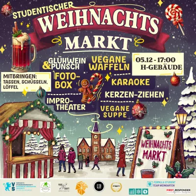 Einladung zum Weihnachtsmarkt der VS