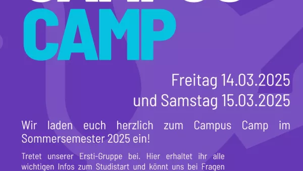 Campus Camp Einladung Sommersemester 2025