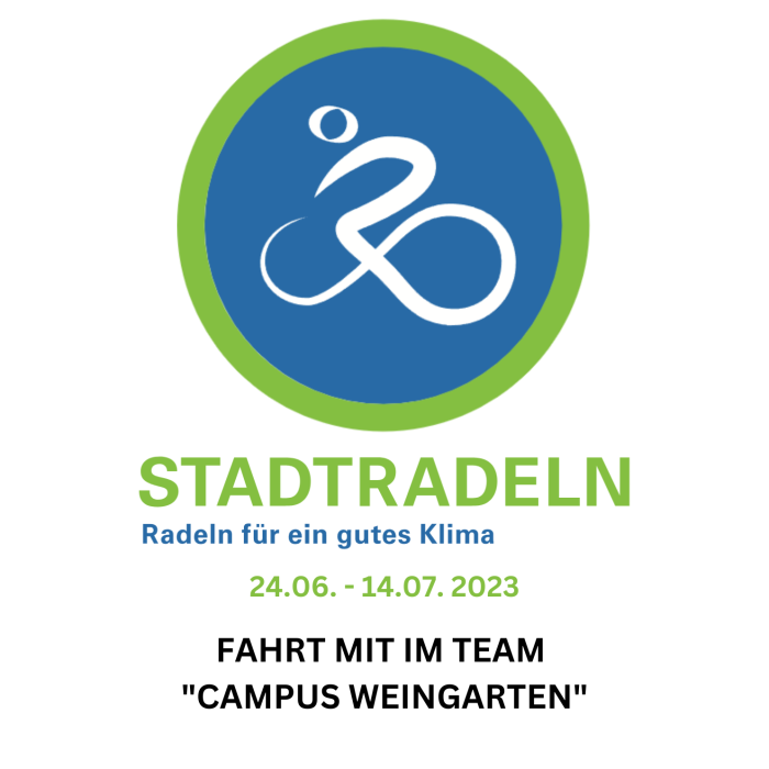 "Campus Weingarten"-Team beim Stadtradeln 2023: 24.6.-14.7. 