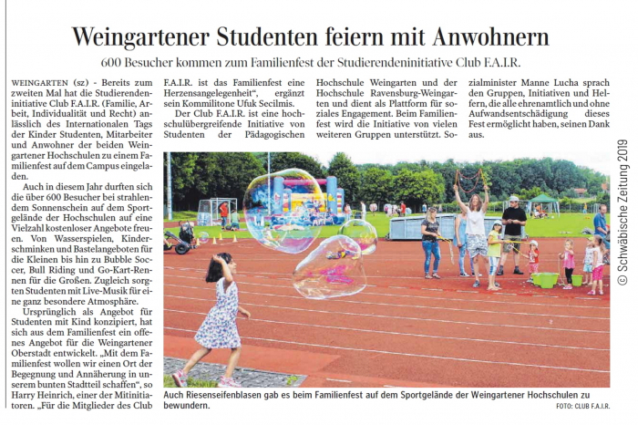 Schwäbische Zeitung vom 05.06.2019